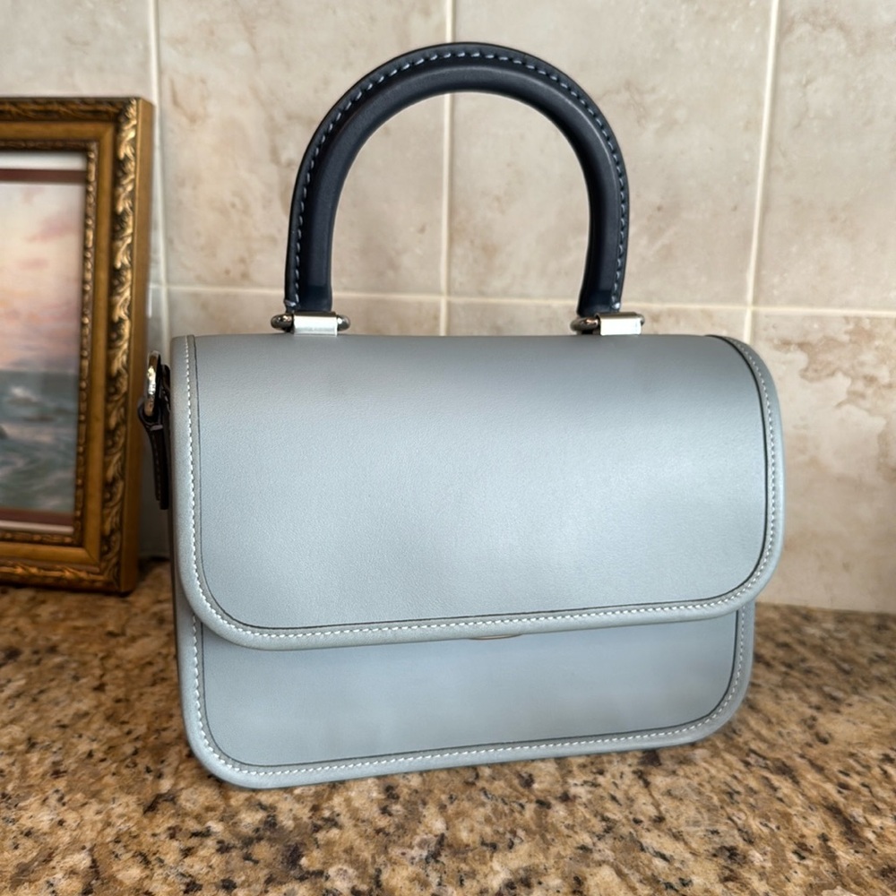 🔥 SUPER RARE - COACH ROGUE TOP HANDLE IN COLORBLOCK - BLUE